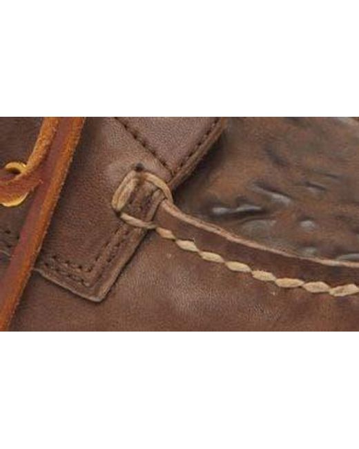 Visvim Brown Americana Folk Deck Shoe for men