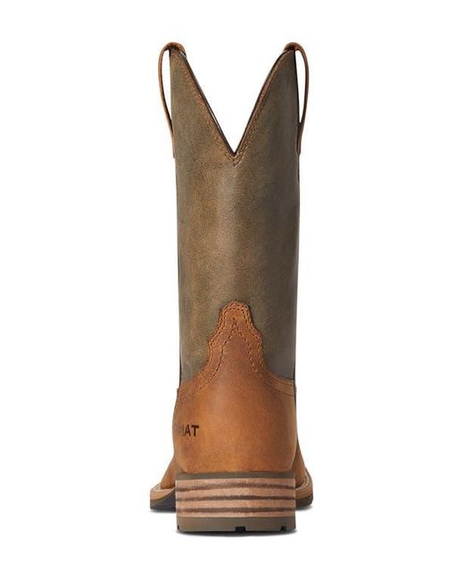 Ariat Brown Hybrid Patriot Country Western Boot for men