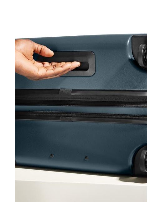 AWAY Blue The Medium Flex Suitcase