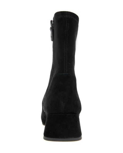 Gentle Souls Black Elbert Block Heel Bootie
