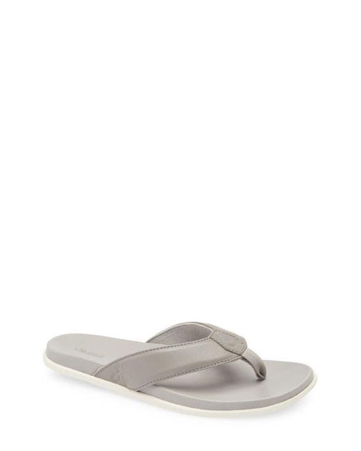 Olukai Gray Olali Flip Flop for men