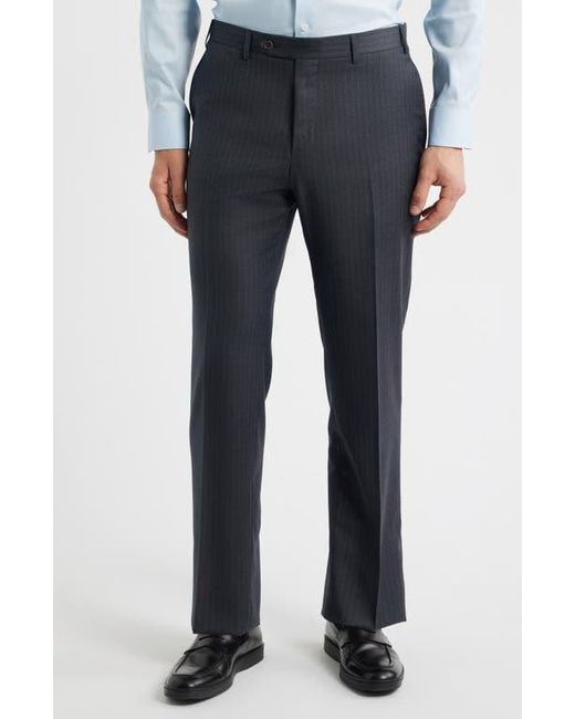 Canali Blue Siena Regular Fit Stripe Super 130S Wool Suit for men