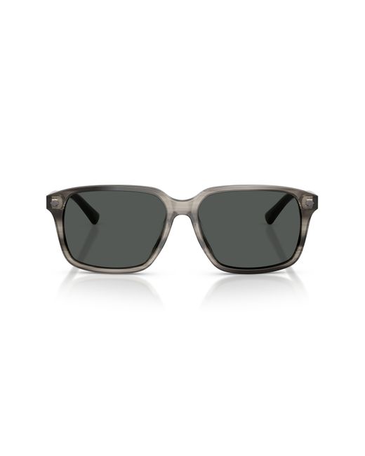 Brooks Brothers Multicolor 57Mm Rectangular Sunglasses for men