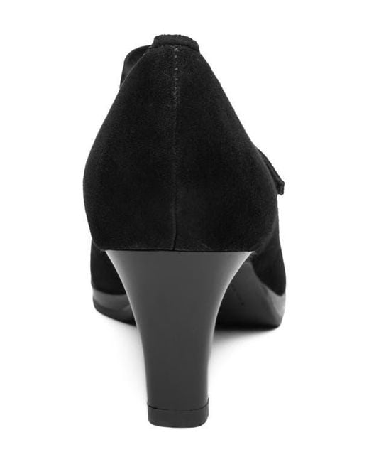 Ara Black Amethyst Mary Jane Pump
