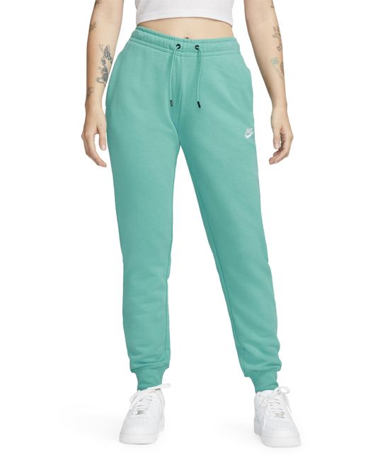 Nike Sportswear Essential Fleece Pants in Green Lyst