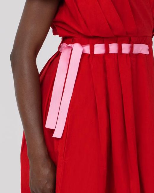 Haveli Red Amma Ribbon Dress