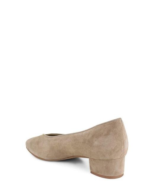 Munro Natural Hannah Block Heel Pump