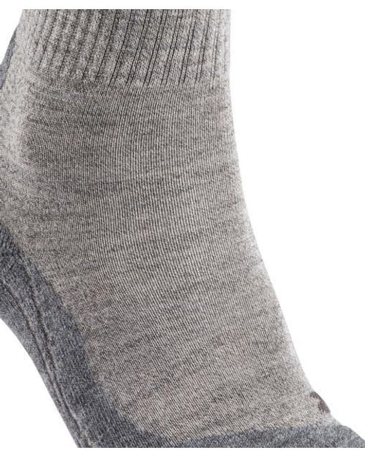Falke Gray Tk2 Explore Wool Hiking Socks