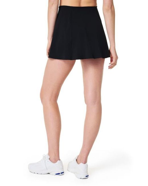 Spanx Black Spanxshape Get Moving Core Luxe Skort