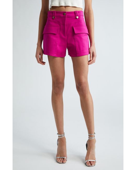Ramy Brook Pink Cotton Blend Shorts