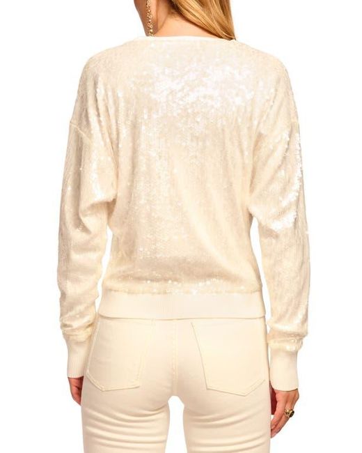 Ramy Brook Natural Delphina Sequin Top