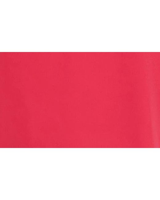 Karen Kane Red Asymmetrical Wrap Hem Top