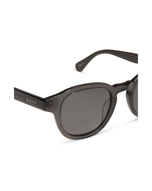 DIFF Multicolor Arlo Xl 50mm Polarized Small Round Sunglasses for men