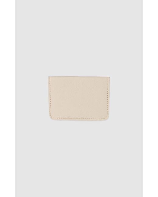 TAH White Foldover Wallet