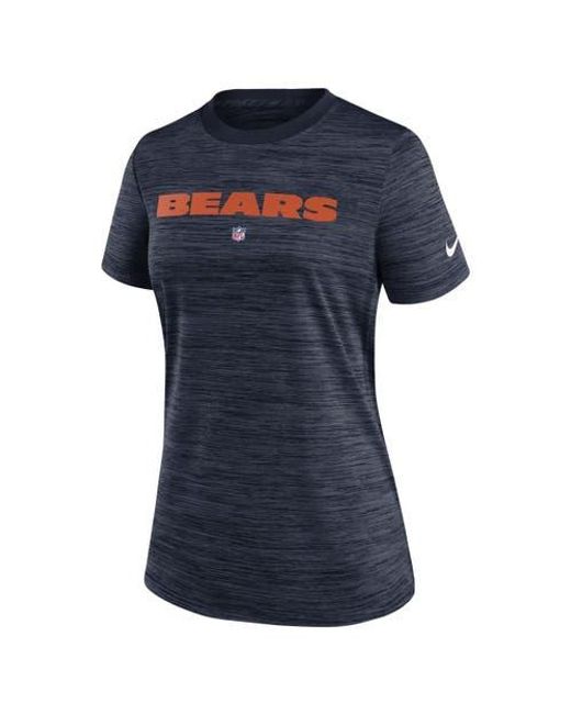 Nike Blue Chicago Bears Sideline Velocity Performance T-Shirt