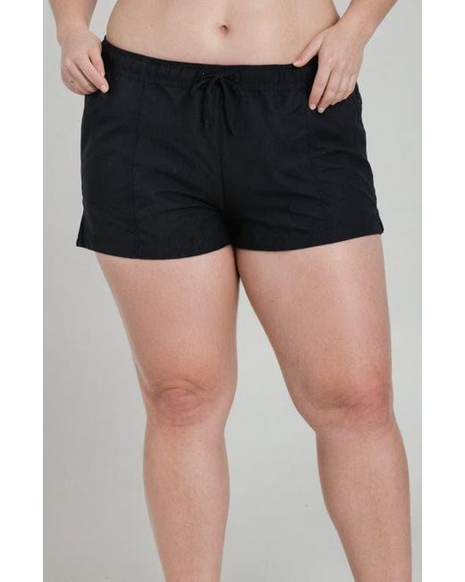 Calypsa Black Plus Size 2-3 Board Shorts