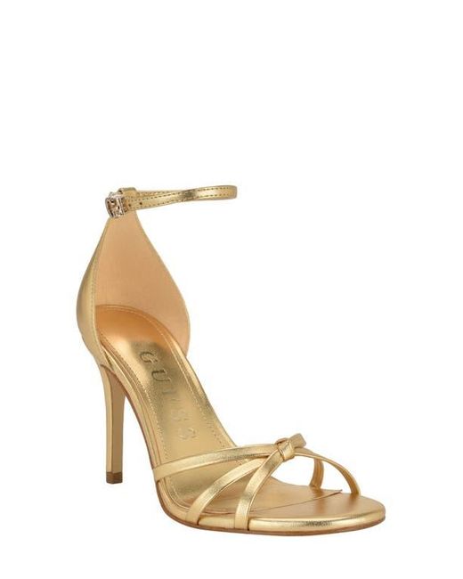 Guess Metallic Spring Ankle Strap Sandal