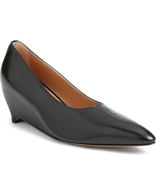 Maison Margiela Black Wedge Pointed Toe Pump