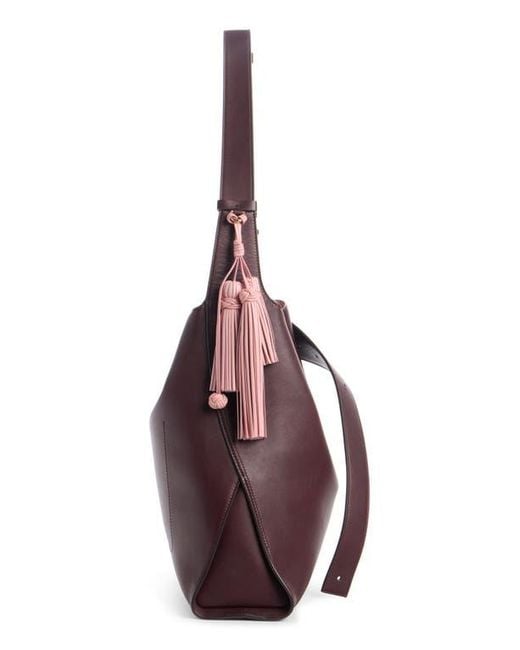 Givenchy Purple Medium Day Leather Hobo Bag