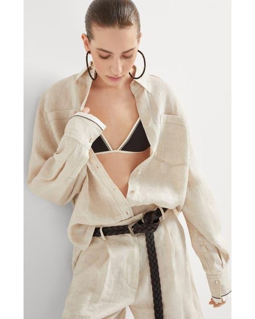 Brunello Cucinelli Gray Bikini Bottom