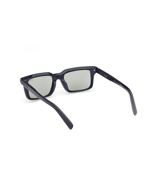 Zegna Multicolor 53Mm Rectangular Sunglasses for men