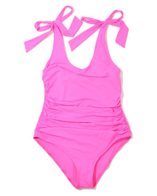Hanky Panky Pink Scoop One-piece Swimsuit
