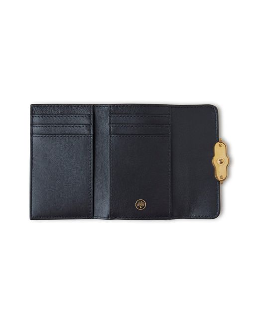 Mulberry Gray Pimlico Leather Compact Wallet