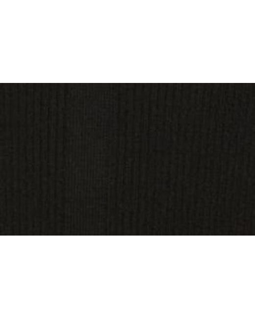 Kobi Halperin Black Collar Wool Rib Sweater