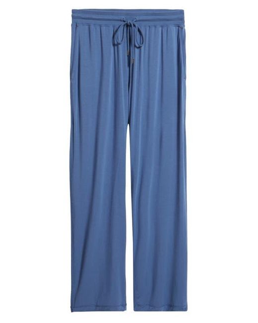 Daniel Buchler Blue Stretch Modal & Silk Blend Pajama Pants for men