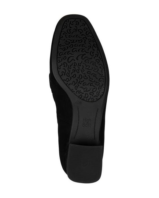 Ara Black Glimmer Loafer Pump
