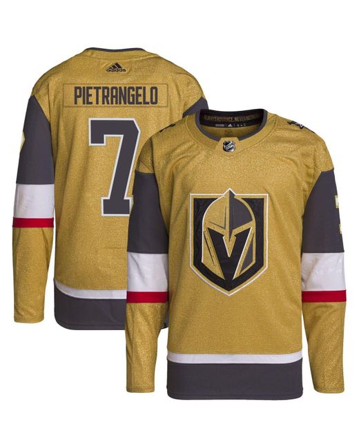 Customizable Vegas Golden Knights Adidas Primegreen Authentic NHL Hockey Jersey