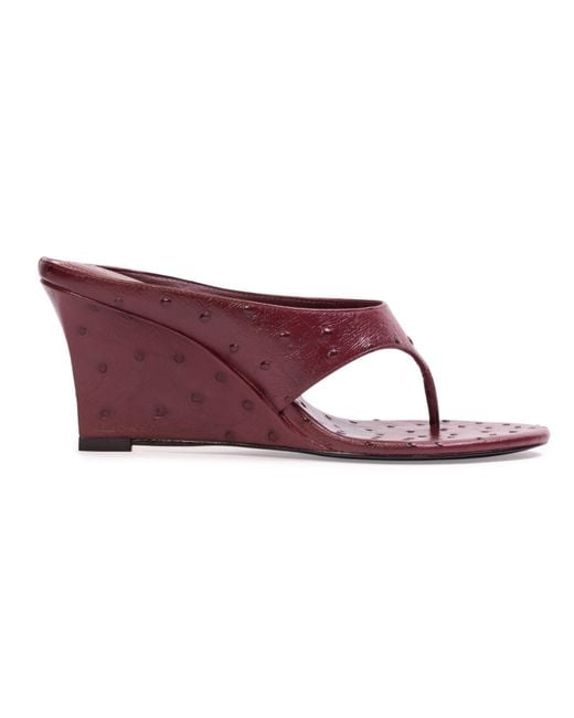 Black Suede Studio Purple Mac 70 Wedge