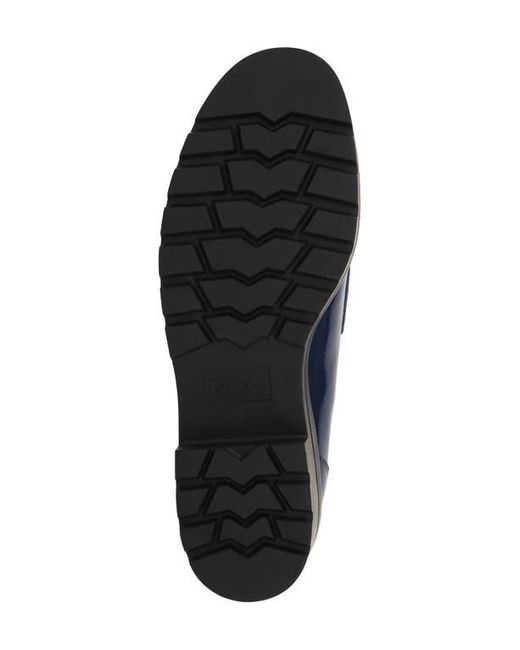 MIA Blue Yoani Lug Sole Penny Loafer