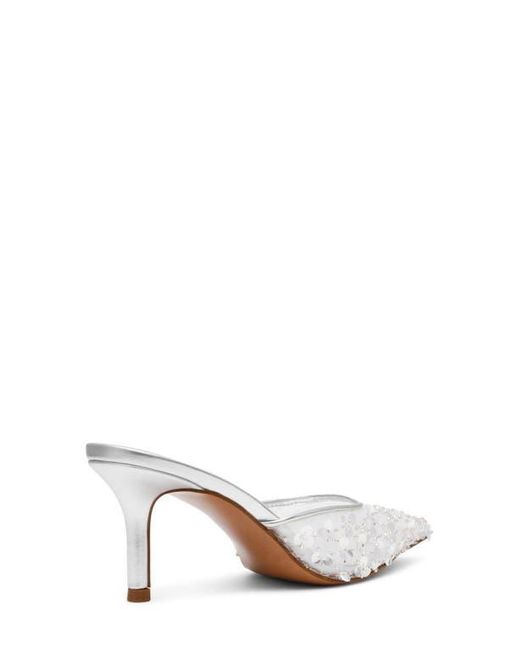 Steve Madden White Alexi Mule