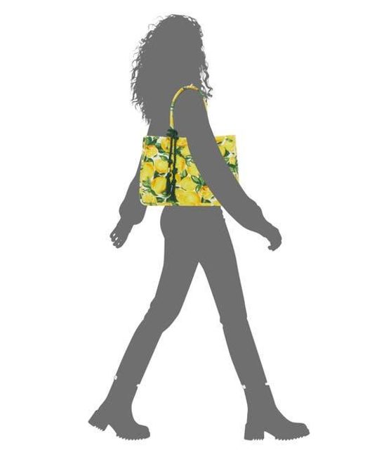 Vince Camuto Yellow Orla Canvas Tote