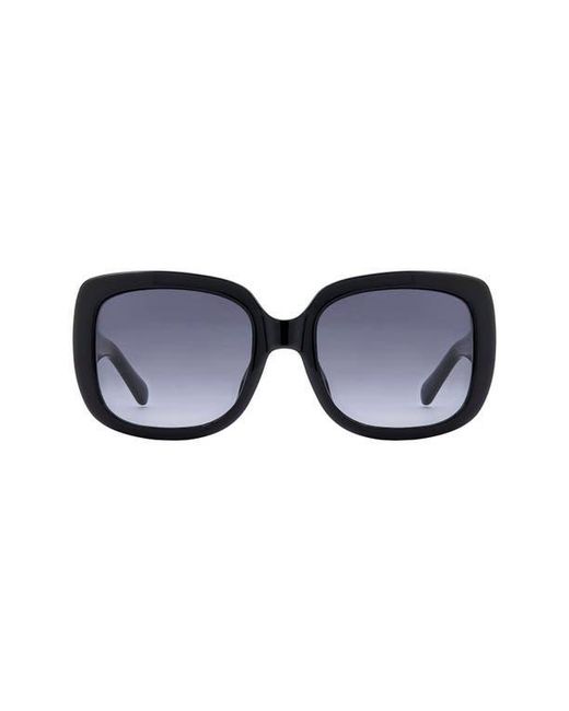 Fossil Blue 54Mm Gradient Rectangular Sunglasses
