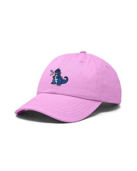 Alix Pink Big Lizard Cap for men