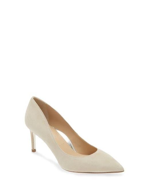 Ron White White Cindy Pointed Toe Pump
