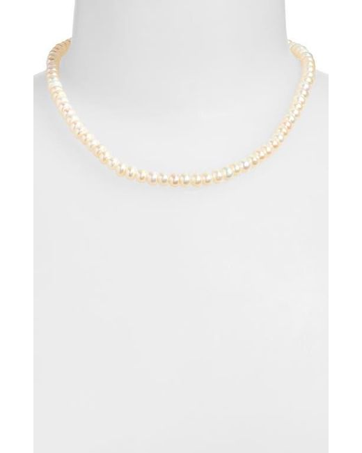 Monica Vinader White Nomade Pearl Necklace
