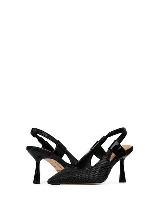 Donald J Pliner Black Elliemay Pointed Toe Slingback Pump