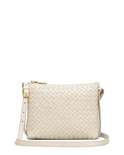 Madewell Natural Woven Leather Crossbody Bag