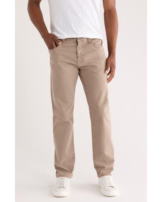 Mavi Natural Zach Straight Leg Twill Pants for men
