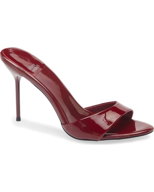 Jeffrey Campbell Red Ce-Soire Slide Sandal