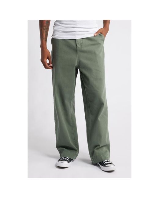 Elwood Everyday Straight Leg Pants in Green for Men | Lyst