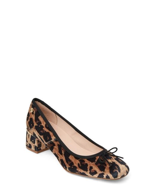 Jack Rogers Brown Maddy Square Toe Pump
