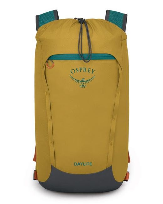 Osprey Yellow Daylite Cinch Backpack for men