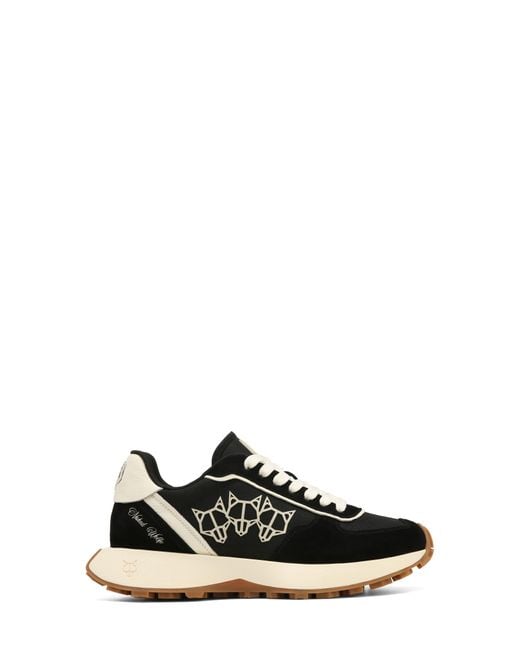 Naked Wolfe Black Prime Leather Sneaker