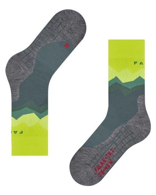 Falke Green Tk2 Explore Crest Hiking Socks for men