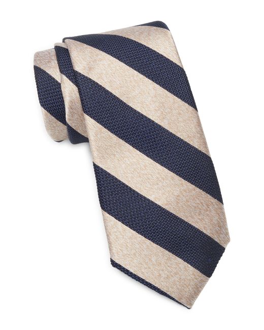 Nordstrom Blue Mora Stripe Silk Tie for men