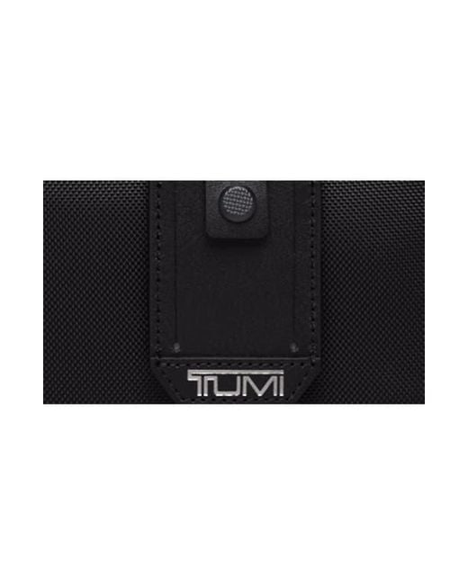 Tumi Black Surveillance Front Flap Backpack